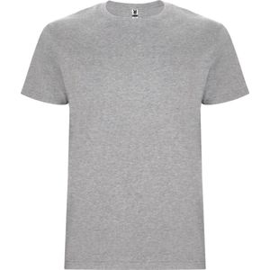 5 Pack T-shirt's unisex met korte mouwen 'Stafford' Heather Grijs - XXL