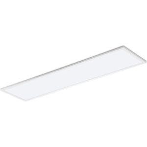 LED Paneel 120x30 - LED Plafonnière - LED Paneel Systeemplafond - Natuurlijk Wit 4000K - 43W - Inbouw - Rechthoek - Wit - Flikkervrij