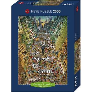 Heye Protest! Legpuzzel 2000 stuk(s) Strips