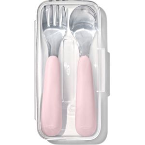 OXO tot Vork & Lepel Reisset - Baby bestek - Kinder bestek - Baby servies - Blossom
