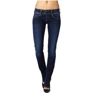 Pepe Jeans Dames Jeans Broeken Gen regular/straight Fit Blauw 28W / 34L Volwassenen