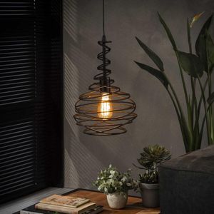 Hanglamp 1-Lichtbron - Ø25cm - Metaal - Kegel - Lamp Spinn - Giga Meubel