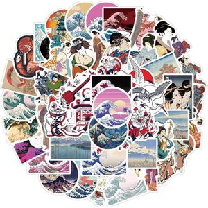 Stickers - 50 stuks - Japans Thema - Stickers voor Muur, Laptop, Notitieboek, etc.