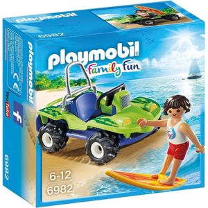 PLAYMOBIL Surfer met strandbuggy - 6982