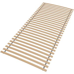 Rolbodem 120x200 cm - 28 latten - gemonteerd - tot 130kg - bedbodem - lattenbodem