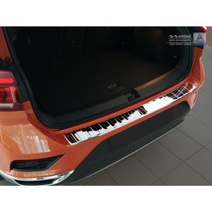 Avisa Chroom RVS Achterbumperprotector passend voor Volkswagen T-Roc 11/2017- 'Ribs'