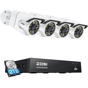 ZOSI - C105*4+NVR 2TB HDD - Camera