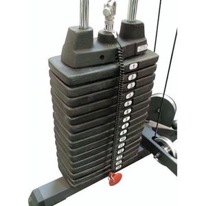 Uitbreidingskit Body-Solid SP200 (90 kg) - Gietijzer - Zwart