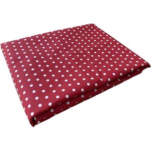 Tafelkleed Dots rood 150 x 200 - tafelzeil - outdoor