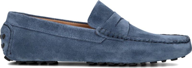 Stefano Lauran Instappers Heren - Instapschoenen / Herenschoenen - Suède - S3268 - Jeans blauw - Maat 42