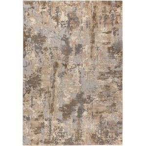 Lalee Monet | Modern Vloerkleed Laagpolig | Beige | Tapijt | Karpet | Nieuwe Collectie 2024 | Hoogwaardige Kwaliteit | 80x150 cm