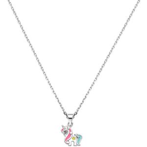 zilver gerhodineerd collier eenhoorn 36 + 4 cm 1337260