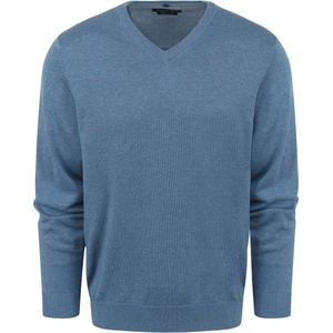 Casa Moda - Pullover Blauw - Heren - Maat M - Regular-fit