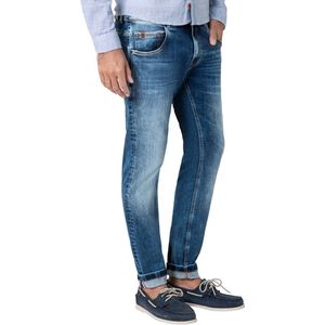 TIMEZONE Heren Jeans SLIM SCOTTTZ slim Fit Blauw 34W / 32L Volwassenen
