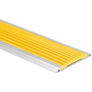 Dorpelstrip | drempel antislip | Aluminium overgangsprofiel | geel | 1500x42mm | Dikte 3,8mm | Dorpel profiel | Afwerkprofiel