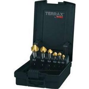 RUKO A102152TRO Kegelverzinkboorset 6-delig 6.3 mm, 8.3 mm, 10.4 mm, 12.4 mm, 16.5 mm, 20.5 mm HSS TiN 1 set(s)