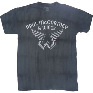 Paul McCartney - Logo Heren T-shirt - L - Blauw