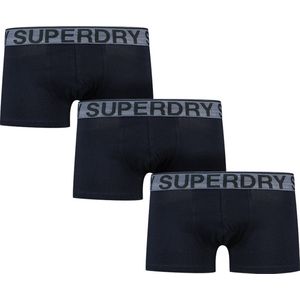 Superdry Trunk Boxers 3 Eenheden Blauw S Man