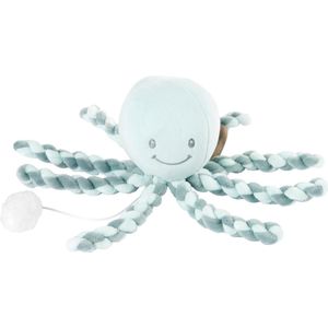 Nattou Octopus Lapidou - Knuffel met Muziek - 23 cm - Groen