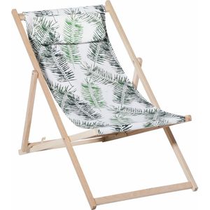 Madison beachchair Flora green outdoor