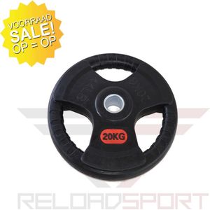 ReloadSport - Tri-grip Halterschijf - 2x 20KG - 50mm - Olympische - Halterschijven 20 kg - Fitness - Weight Plates