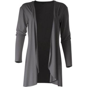 MOOI! Company - Espro los vallend vest - T-shirt materiaal - Zonder knopen - T-shirt materiaal - Kleur Charcoal Grey - S