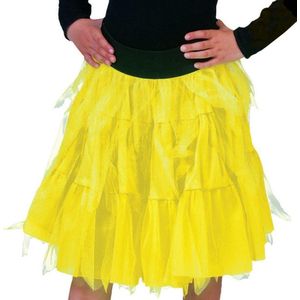Fancy petticoat neon geel kind