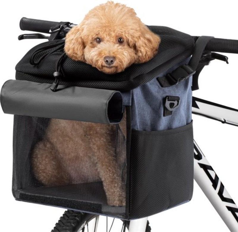 Hondenfietsmand achterop - Honden fietsmand - Hondenfietsmand bagagedrager