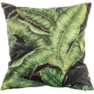 Tiseco - Kussen (gevuld) Bloemen print - SET/2 Fluweel - 45x45 cm
