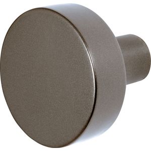 GPF vlakke deurknop Mocca blend 52x16 mm, metaalschroef M10