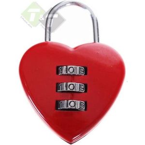 Hangslot Love Lock, Cijferslot, sloten, Cijfersloten