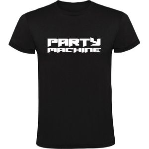 Party machine Heren T-shirt - feest - festival - dance - dansen - verjaardag