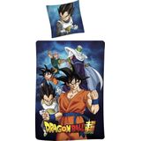 Dragon Ball Z Dekbedovertrek Vegeta - Eenpersoons - 140 x 200 cm - Blauw