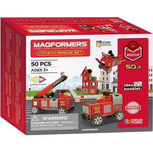 Magformers Amazing Rescue Set - 50 Onderdelen - Magnetisch speelgoed