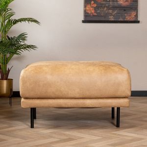 Bronx71® Hocker Denver eco-leer beige