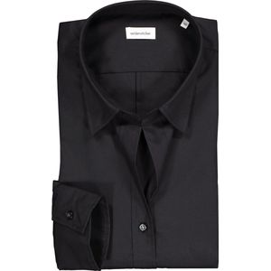Seidensticker dames blouse slim fit - zwart - Maat: 46