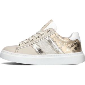 Jochie & Freaks Carlijn Lage sneakers - Leren Sneaker - Meisjes - Beige - Maat 27