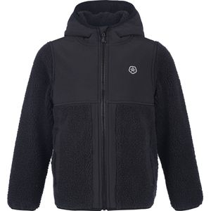 Color Kids - Fleece jas voor kinderen - Teddy - Phantom - maat 122cm