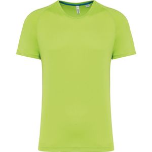 PROACT® Gerecycled herensport-T-shirt met ronde hals PA4012 - Lime - L