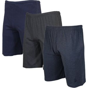 3-Pack Donnay - Ess. joggingshort (Roy) - Sportshort - Navy/Charcoal/Deep blue marl (591) - maat XL