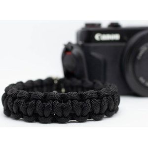 Dutch Cord | Camera Polsriem | Camera Polsband | Camera Wrist Strap | The Black Strap