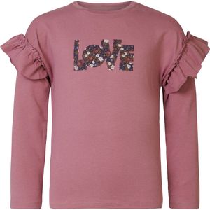Noppies Kids Girls tee Arnett long sleeve Meisjes T-shirt - Roze - Maat 128