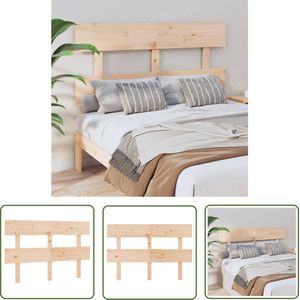 The Living Store Hoofdbord 184x3x81 cm massief grenenhout - Houten Hoofdbord - Hoofdbord Kopen - Massief Grenenhout - Trendig Hoofdeinde - Hoofdbord Bedroom Decor