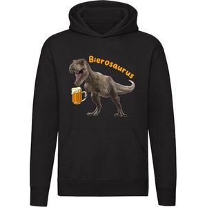 Bierosaurus Hoodie - bier - drank - alcohol - dinosaurus - dino - grappig - unisex - trui - sweater - capuchon