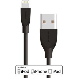 Mobiparts Apple Lightning to USB Kabel 2A 1m - Zwart