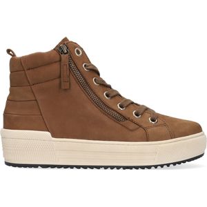 Gabor 488 Hoge sneakers - Dames - Cognac - Maat 37,5