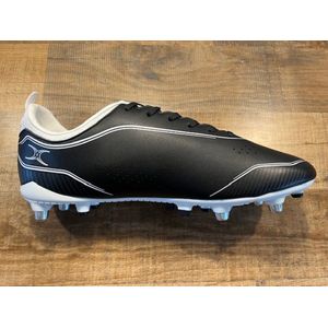 Gilbert Cage Torq 6 studs Fg rugbyschoenen, zwart wit, maat 44.5 eu, 10 uk.