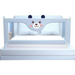 Primero - Bedhekje - verstelbare bedrand - bed rail - kinderbed - bed beveiliging - Extra hoog - 200cm