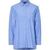 Pieces Blouse Pcmelia Ls Loose Shirt Wvn Noos Bc 17154735 Grapemist Dames Maat - M