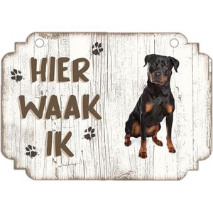 Waakbord | Hier Waak Ik: Rottweiler